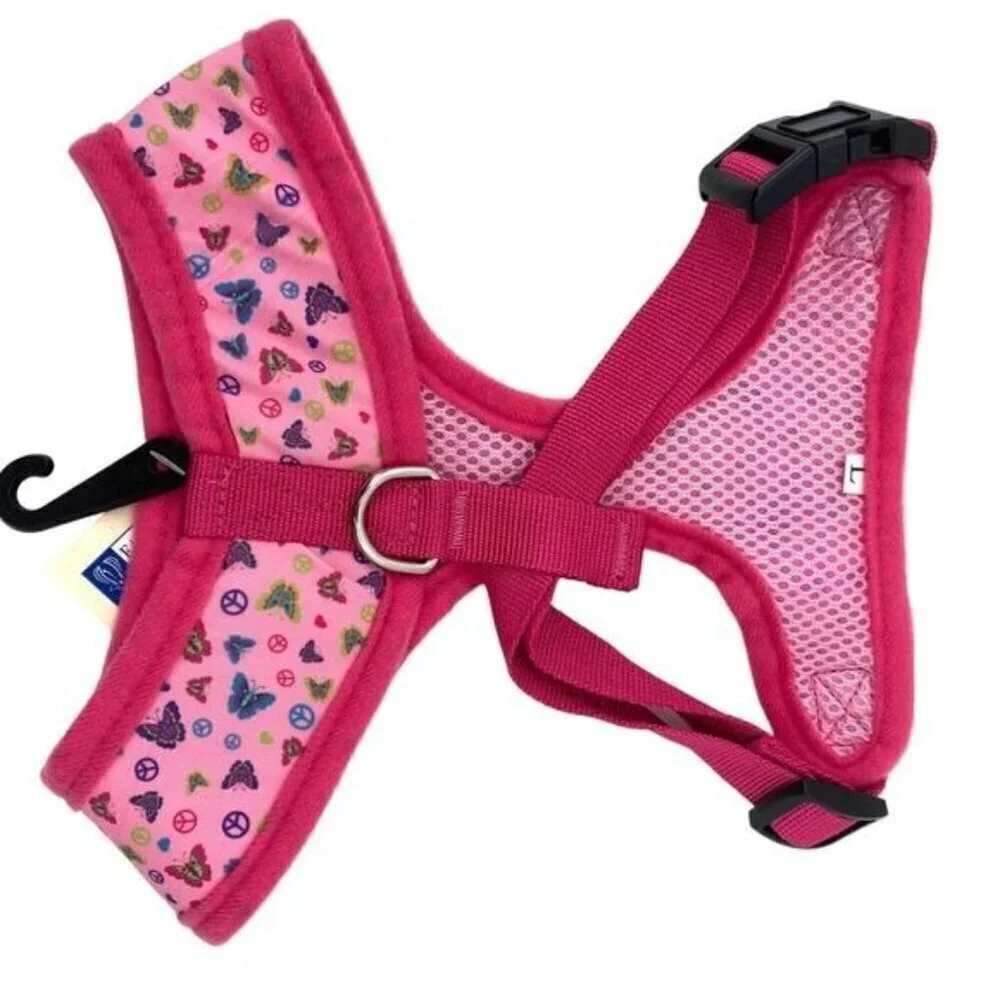 Dog Harness Butterfly Garden Print East Side Collection Pet Collar Size Large